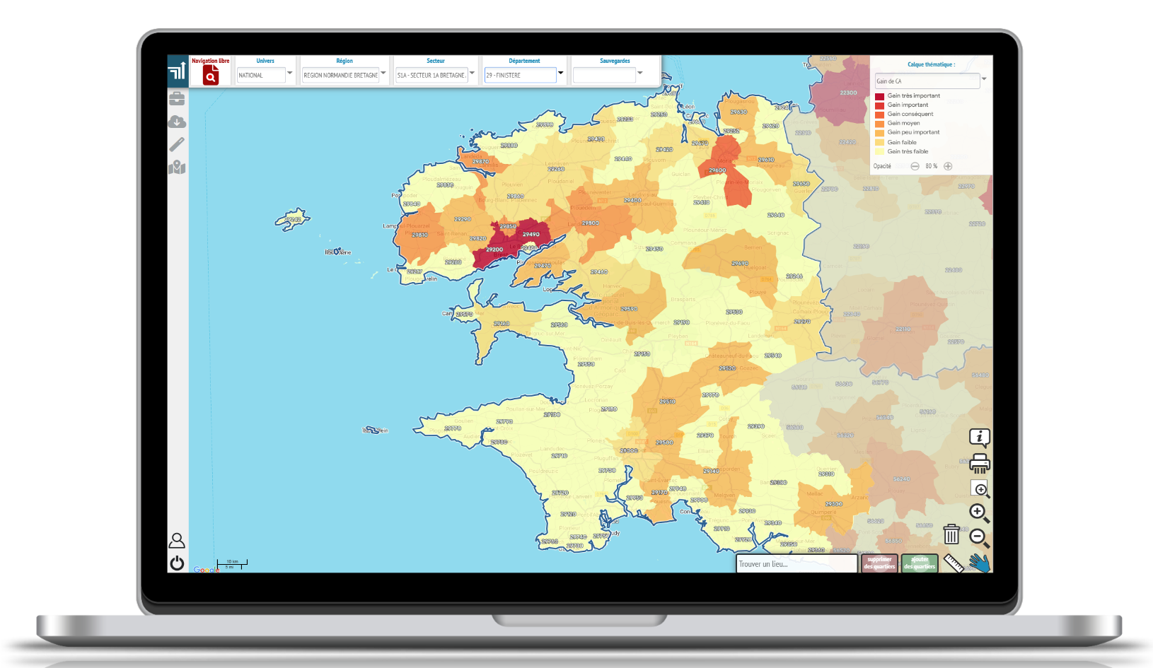 Cartographie du marché cible BtoB