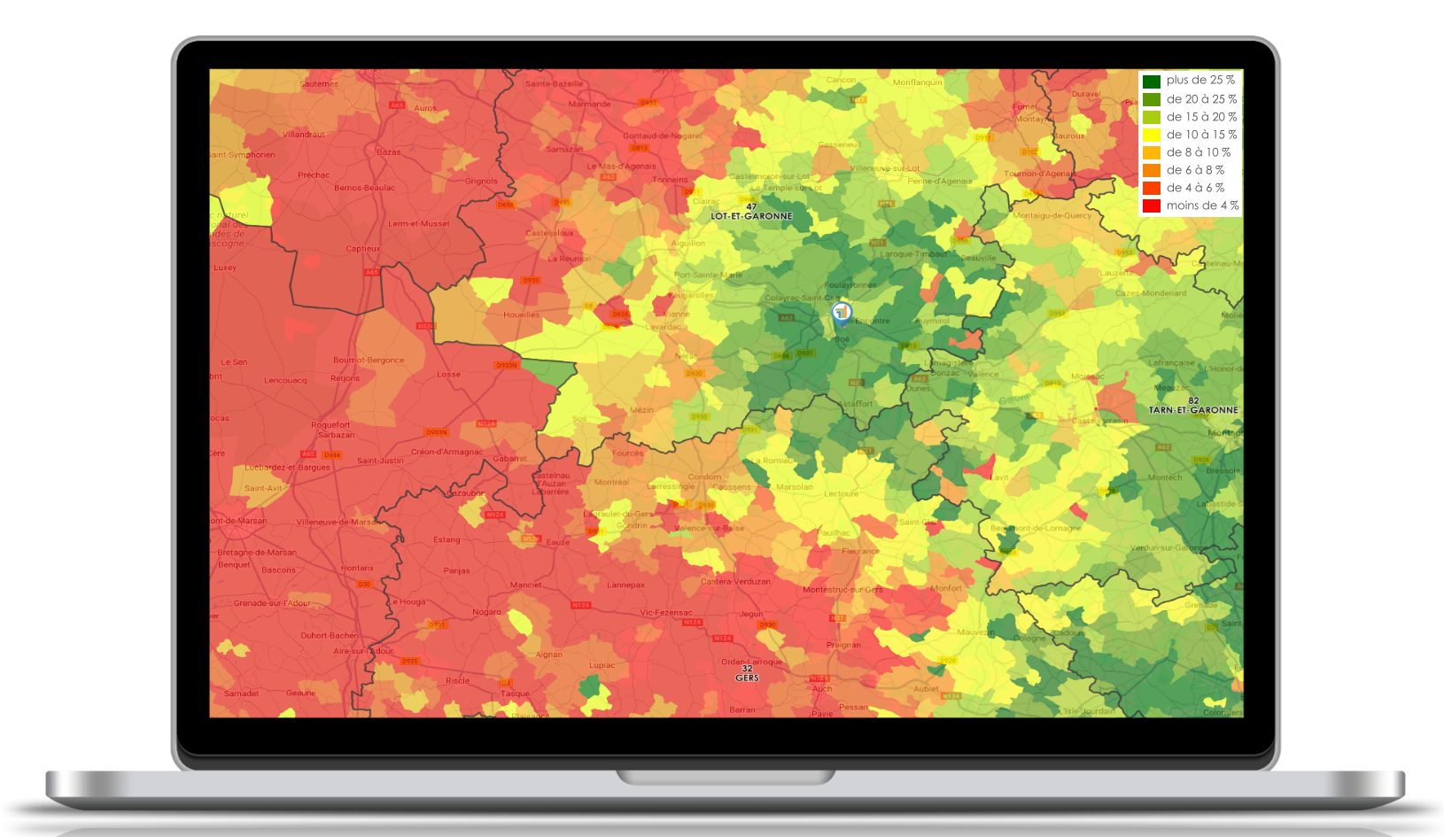 Illustration collecte, analyse et activation des clients web